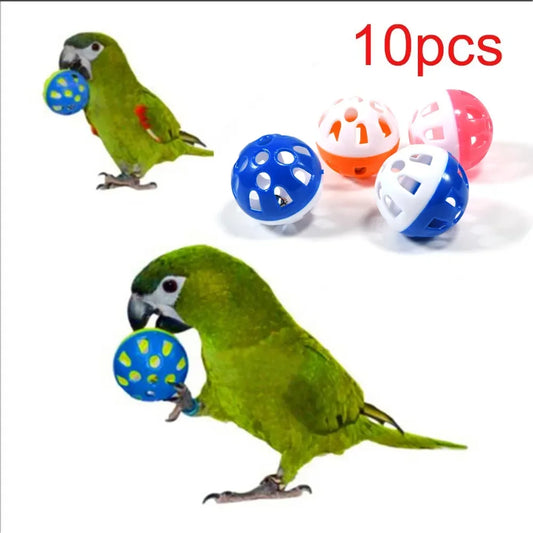 10pcs Colorful Parrot Toy