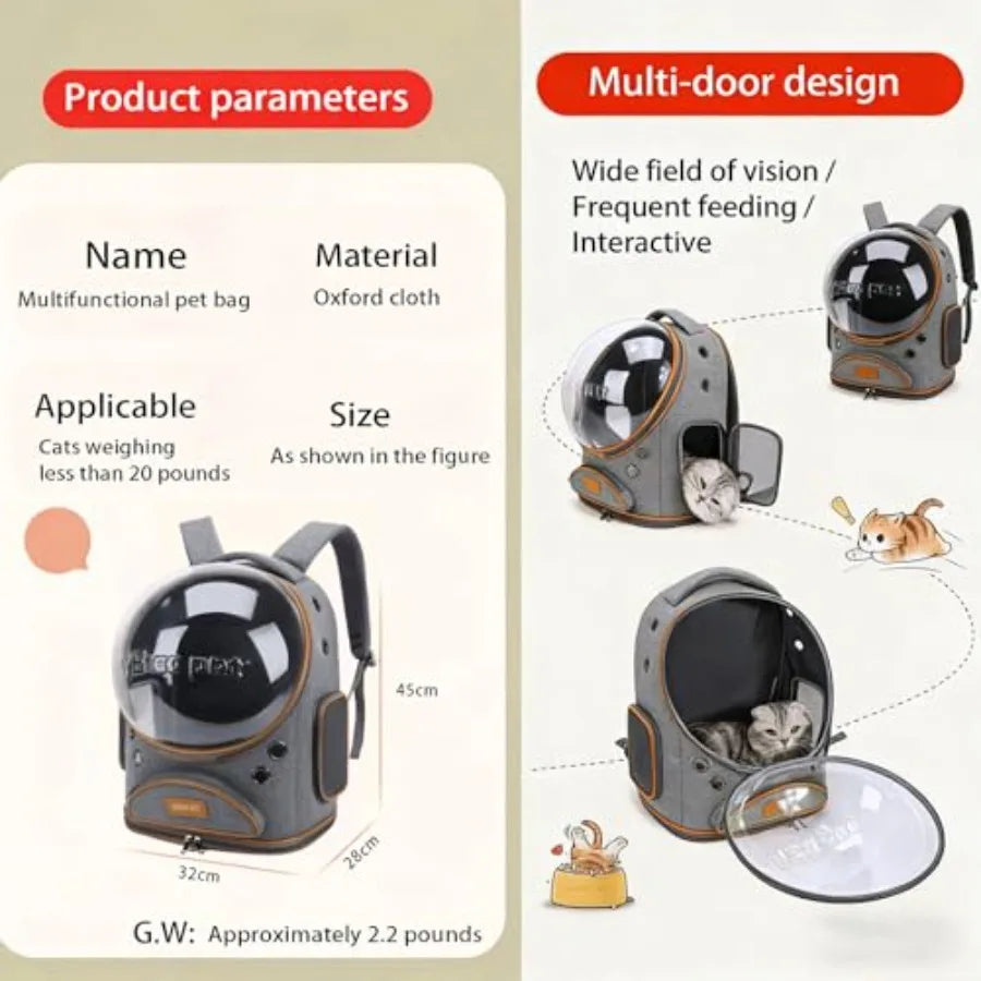 Large Space Breathable Carrier Backpack