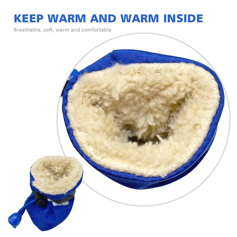 4pcs Soft Soled Anti-Skid Puppy Shoes