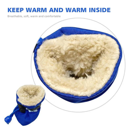 4pcs Soft Soled Anti-Skid Puppy Shoes