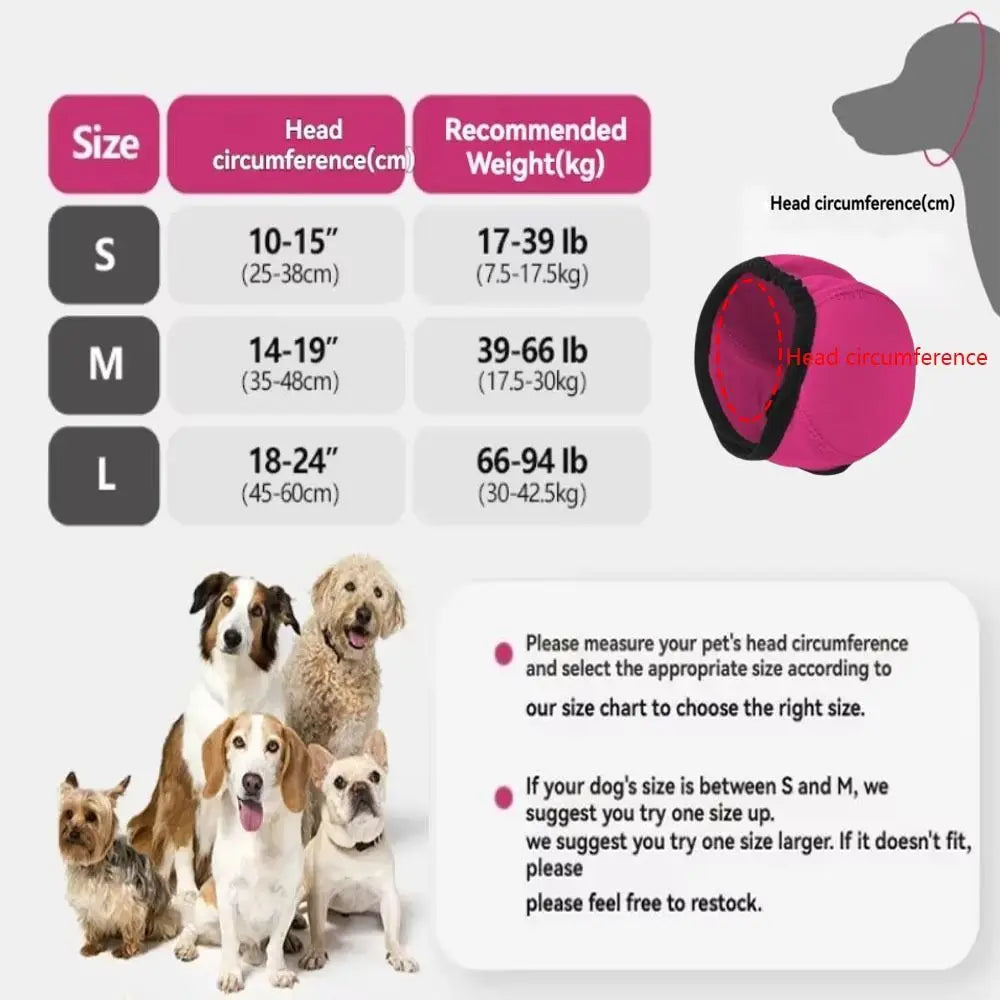 Noise Reduction Dog Ear Covers