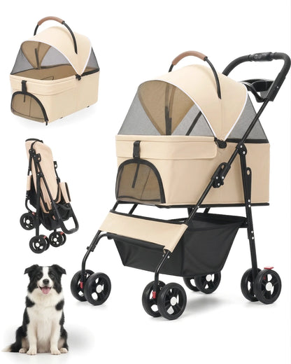 Lightweight Pet Stroller for Small Dogs