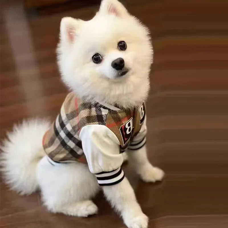 New Thick, Warm, Soft, Plaid Fashion Coat