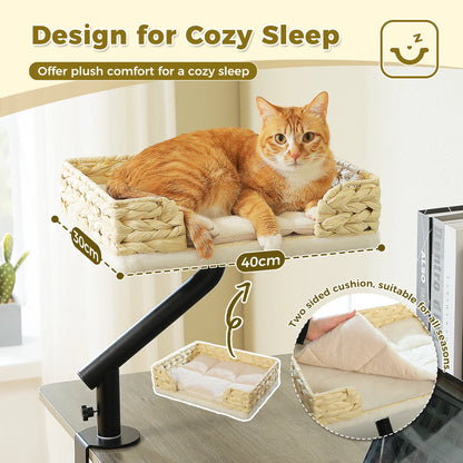Adjustable 360° Cat Bed Stand