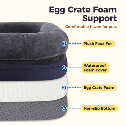 Foldable Large Dog Bed