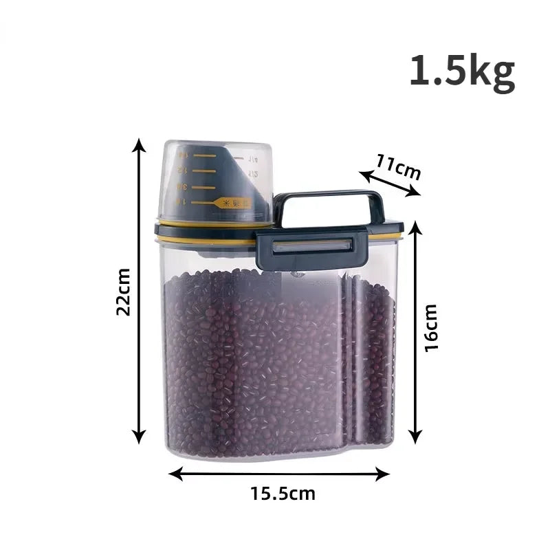 1.5kg/2kg Dog Food Plastic Storage Tank