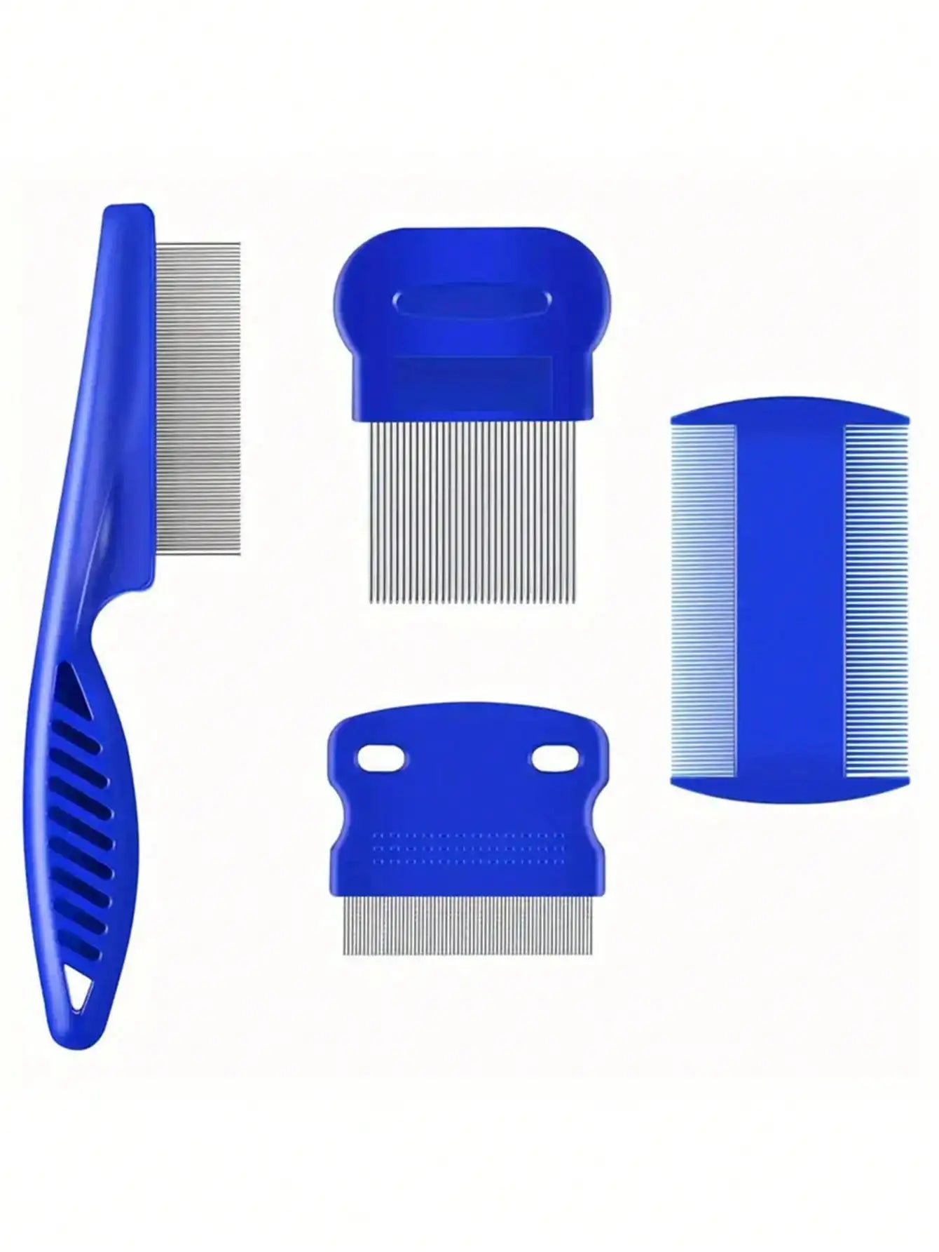 4pcs Stainless Steel Lice Comb Set