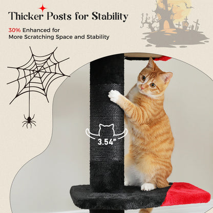 Adjustable Height Indoor Tree w/Scratching Post