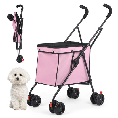 4 Wheels Dog Trolley