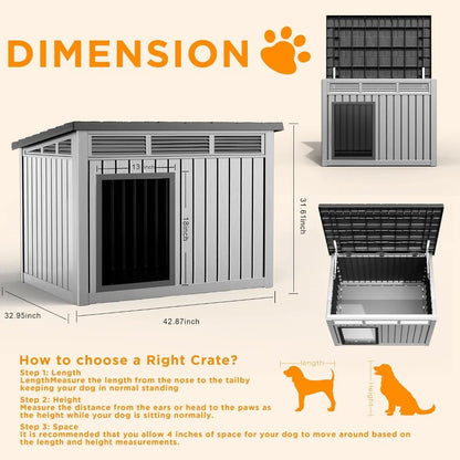 Large Weatherproof Dog House