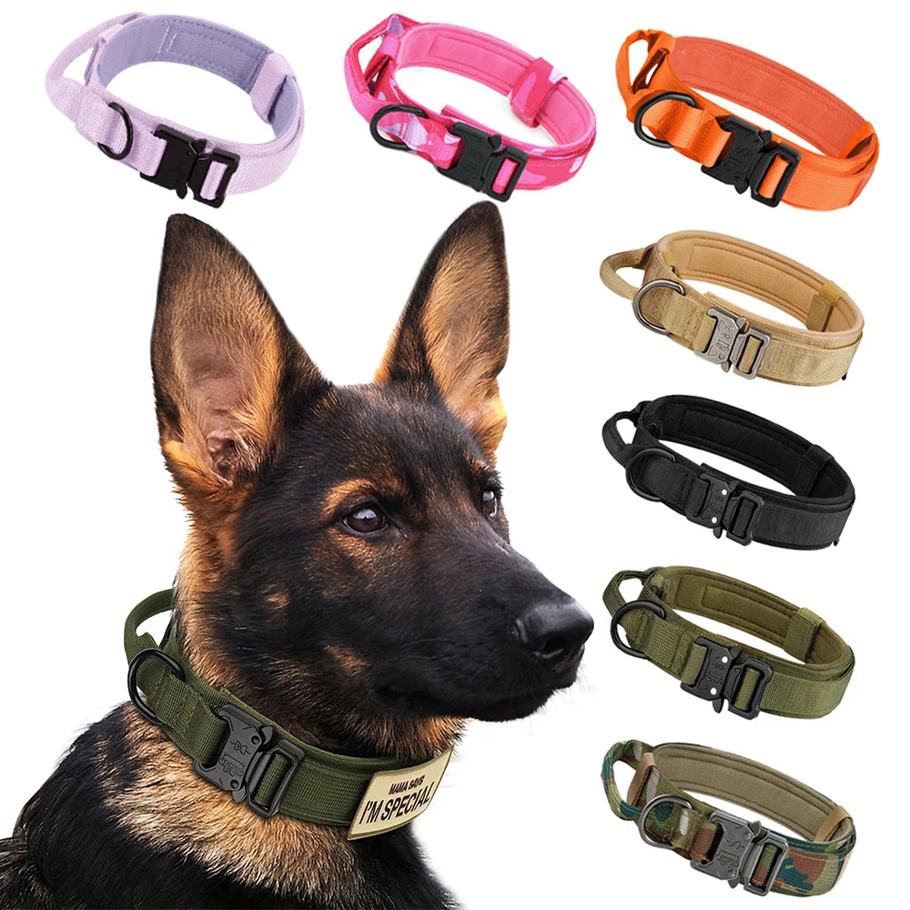 Adjustable, Tactical Dog Training Collar & Leash Set