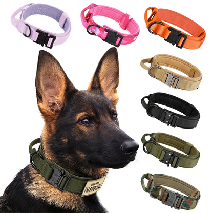 Adjustable, Tactical Dog Training Collar & Leash Set