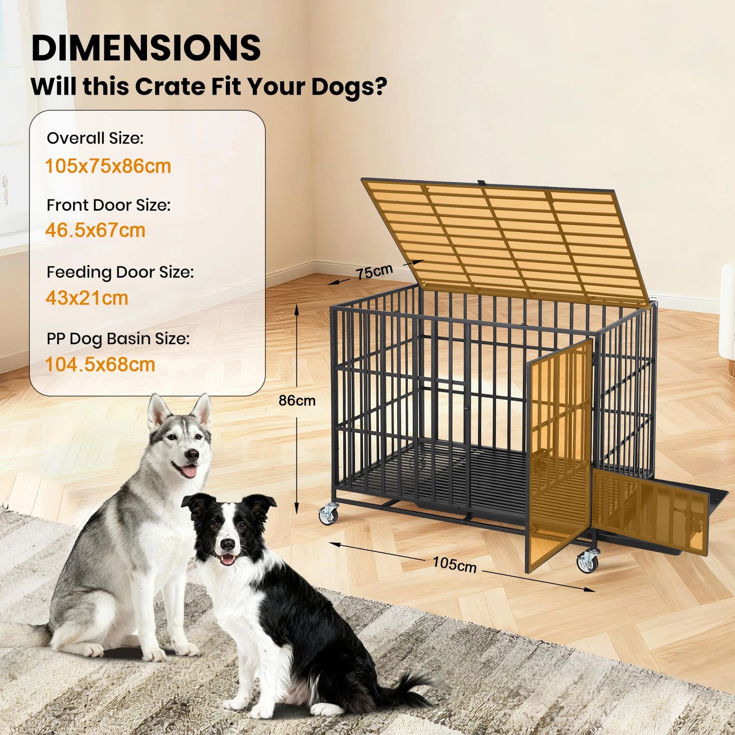 Heavy Duty Crate, Steel Kennel