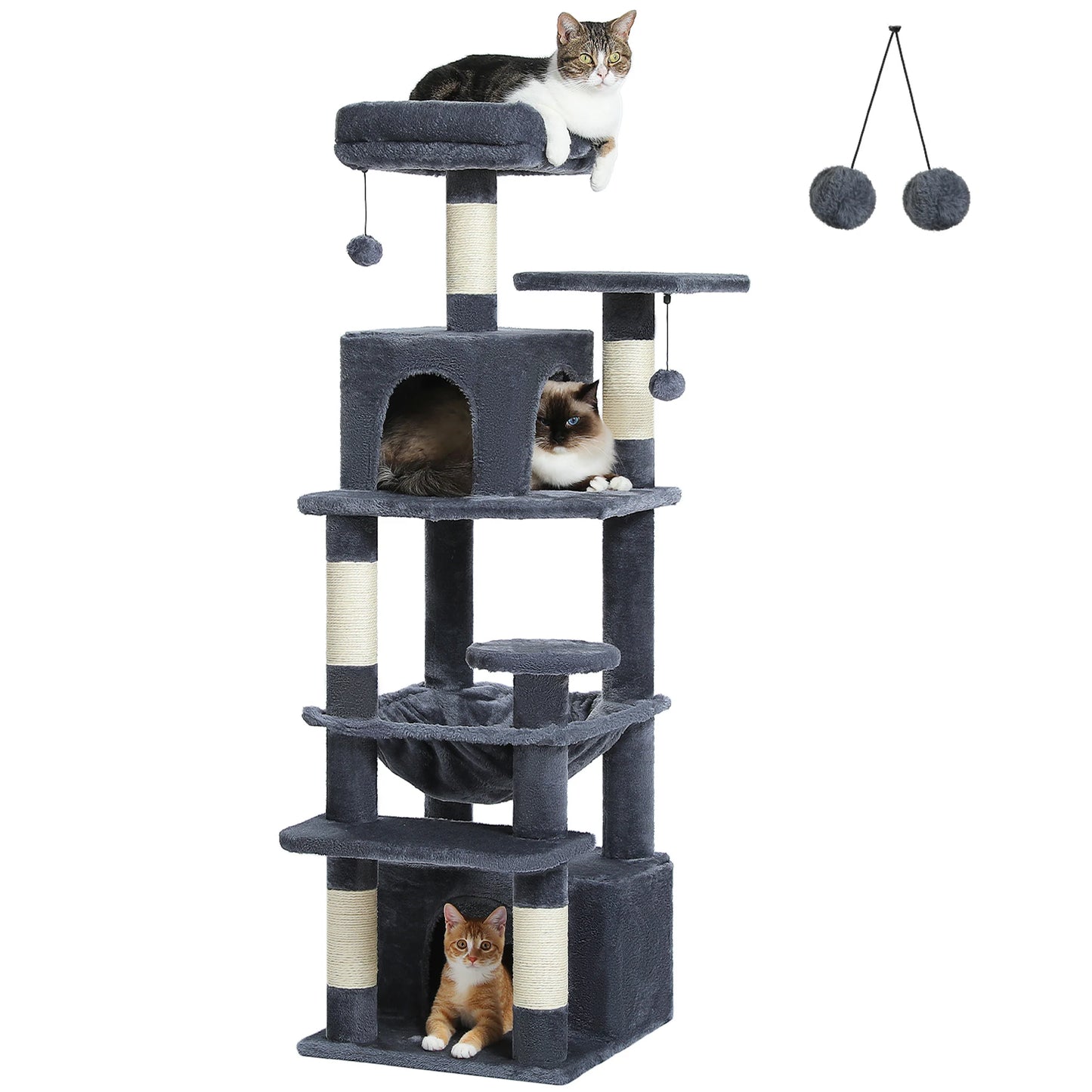 Large Indoor Tree and Tower w/Scratching Post