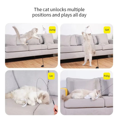 Interactive Cat Teaser Wand Toy
