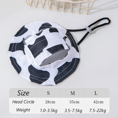 Summer Sunscreen Hat Suitable for Cats, Small-Med Dogs