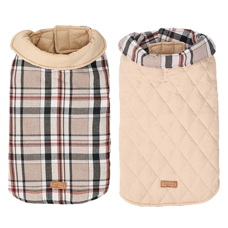 Waterproof, Soft, Reversible Dog Jacket