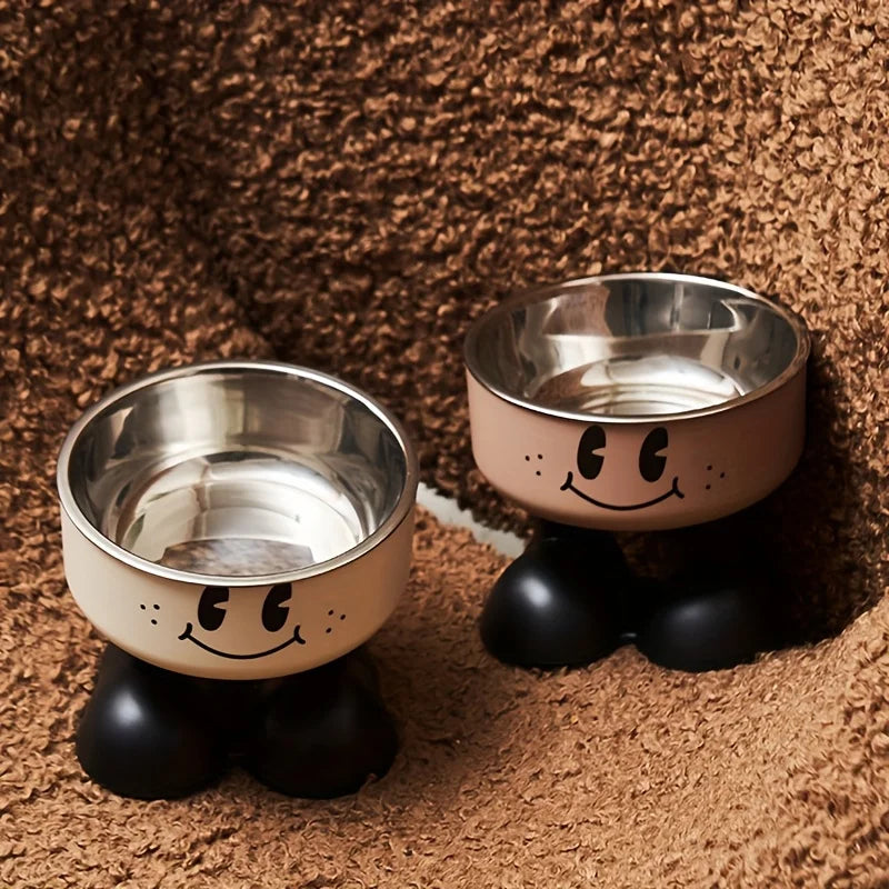Elevated Food, Water Stainless Steel Bowls