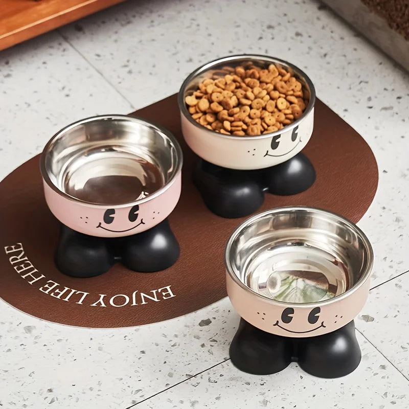 Elevated Food, Water Stainless Steel Bowls