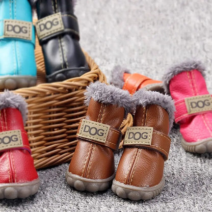 Waterproof, Non-Slip, Soft 4 Pc Snow Boots