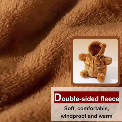 Cozy Plush Dog Purse w/Secure Harness Clip