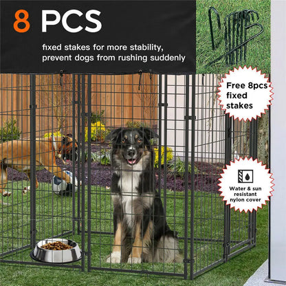 XXL Large Luxury Dog Kennel With Roof