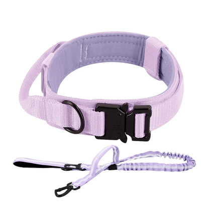 Adjustable, Tactical Dog Training Collar & Leash Set