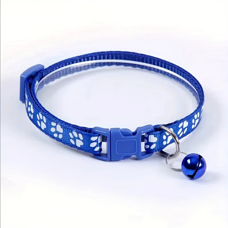 Colorful Pattern Collar w/Bell