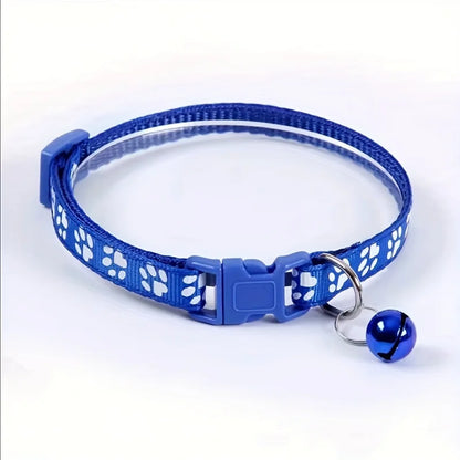 Colorful Pattern Collar w/Bell