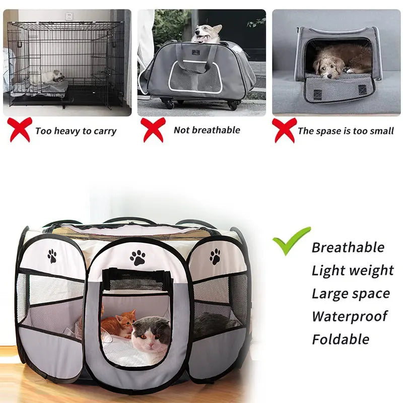 Lightweight Portable Folding Pet Tent