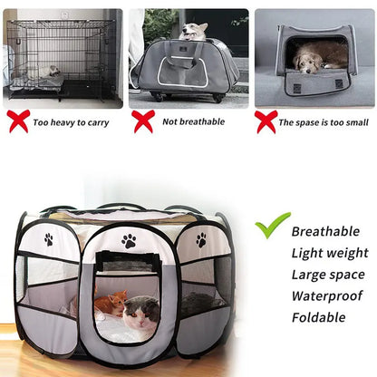 Lightweight Portable Folding Pet Tent