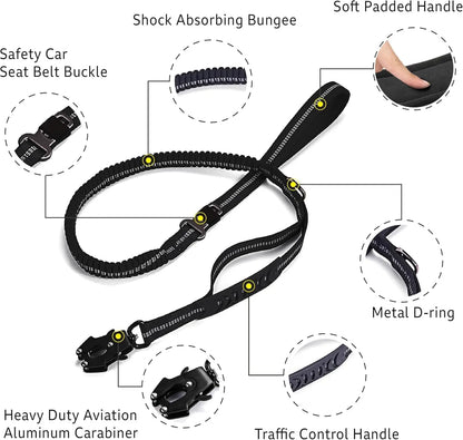 Reflective Shock Absorbing Leashes