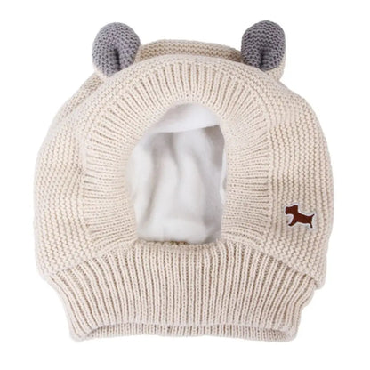 Quiet Knitted Hat Earmuffs