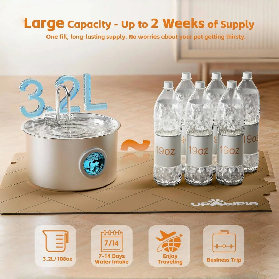 Stainless Steel 108 oz. Water Fountain