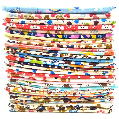 S/M/L/XL 10PCS Cotton Dog Bandana