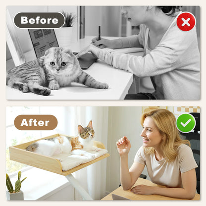 Adjustable 360° Cat Bed Stand