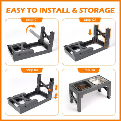 2-in-1 Elevated Slow Feeder Bowls