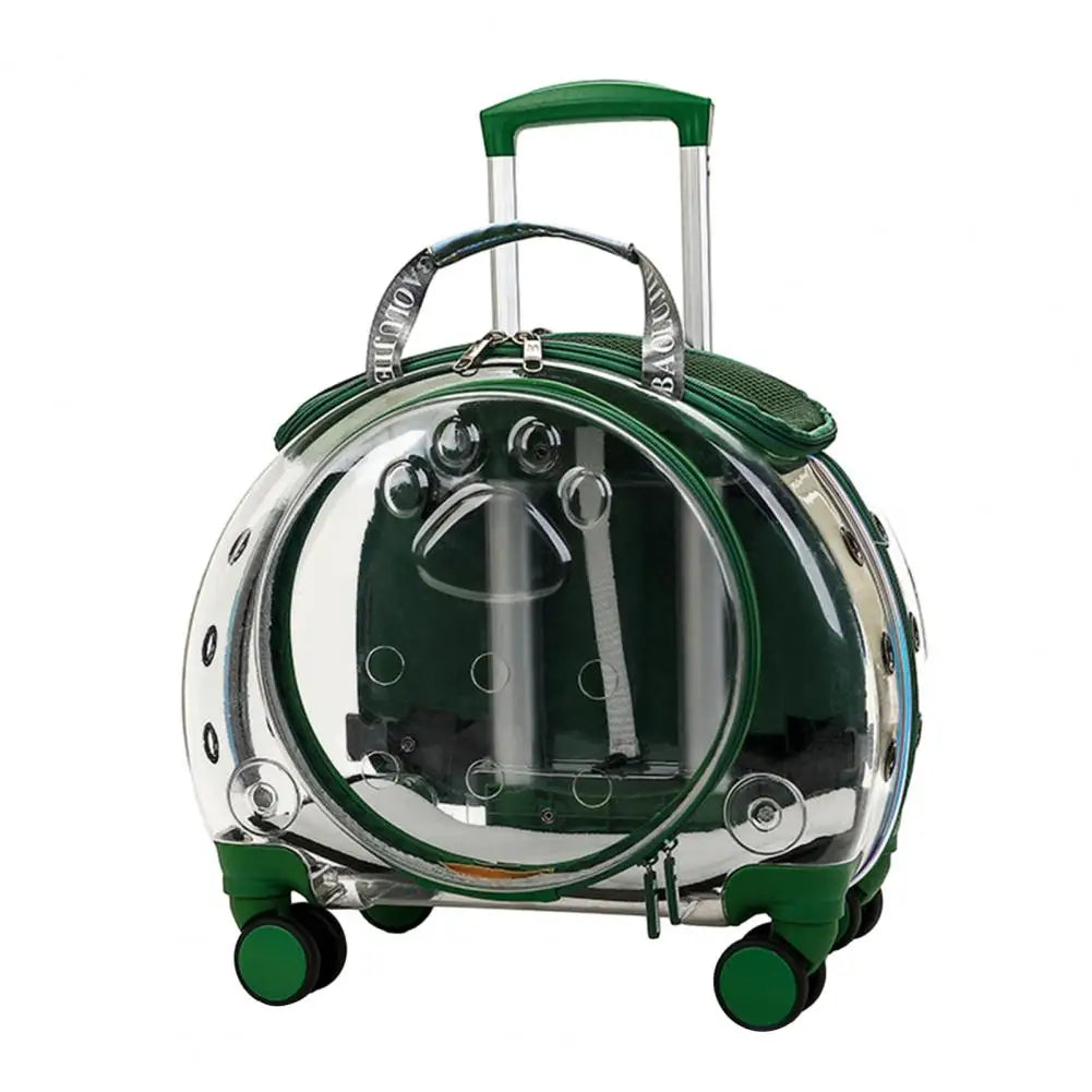 Clear Ventilation Pet Trolley Case