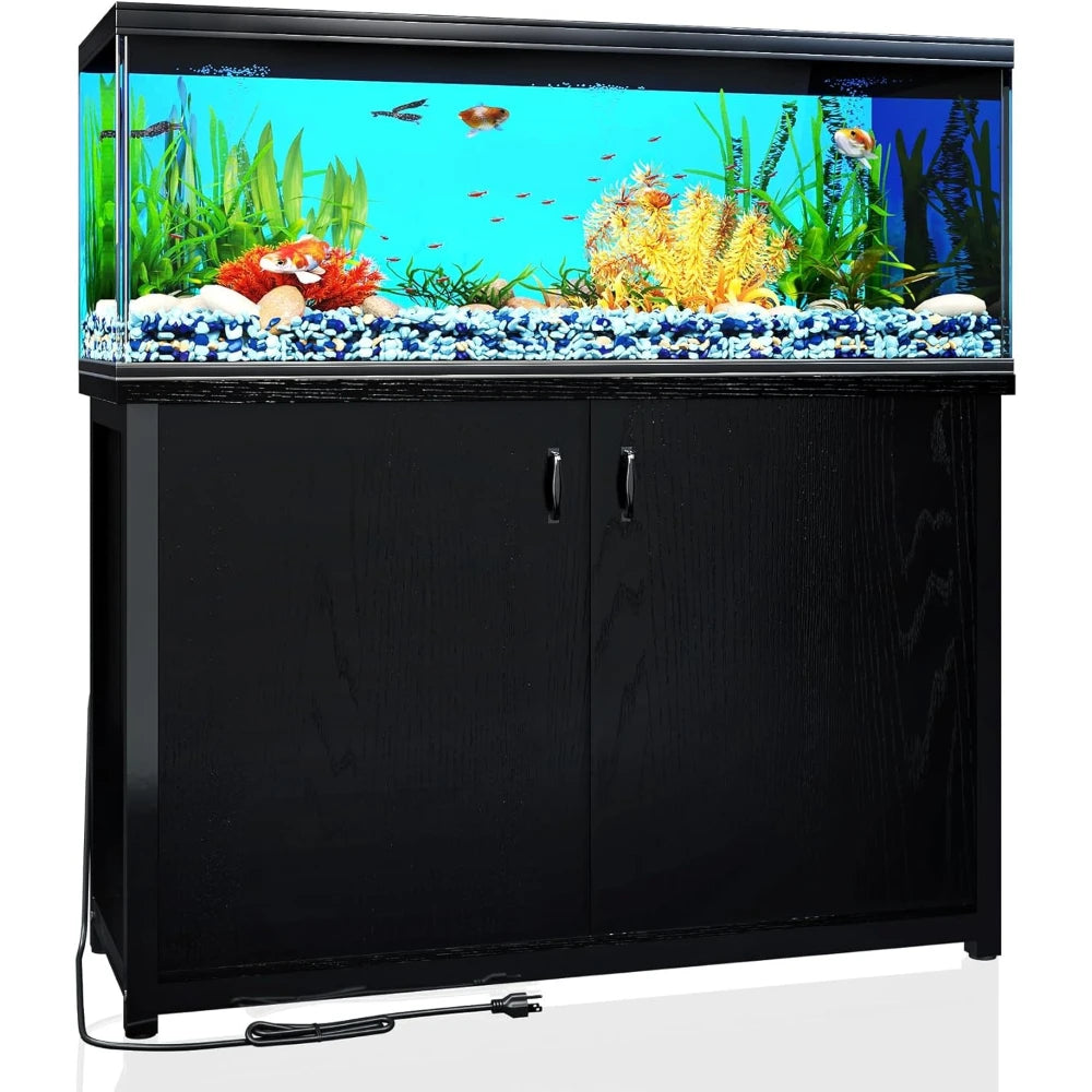 55-75 Gallon Aquarium Stand w/Storage Cabinet