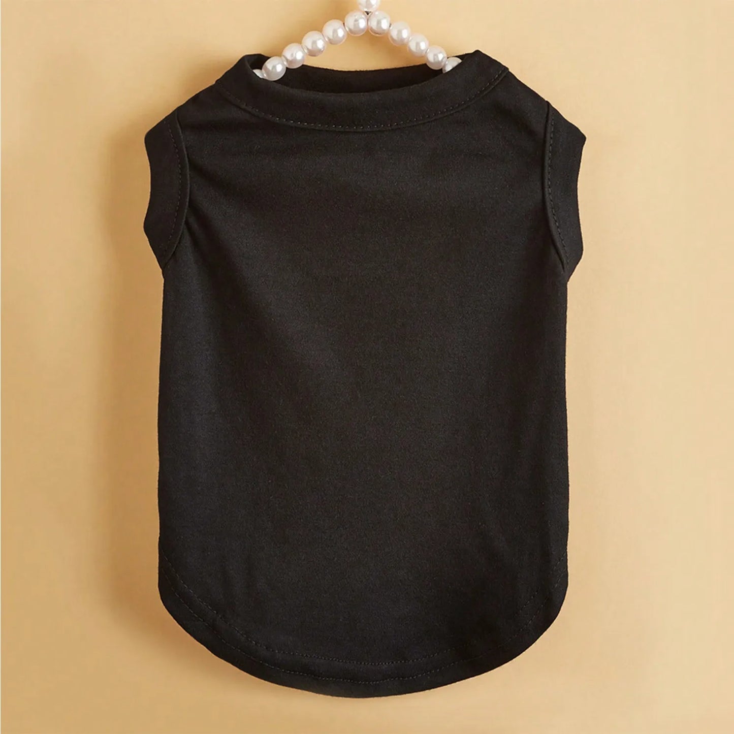 Solid Cotton T-shirt for Sm/Med Dogs