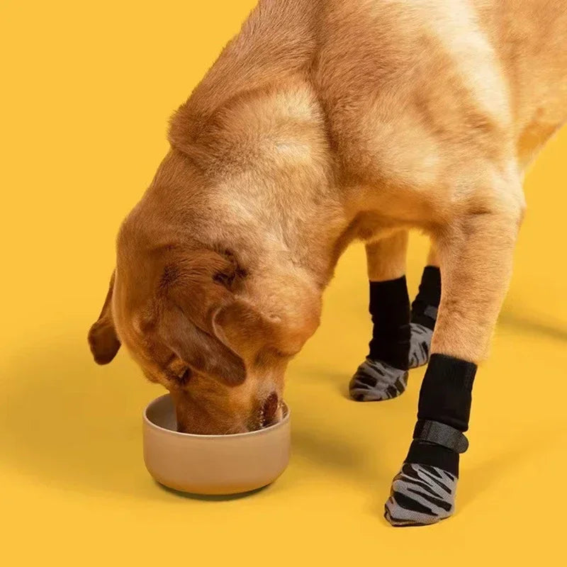 4Pcs Anti Slip Dog Socks