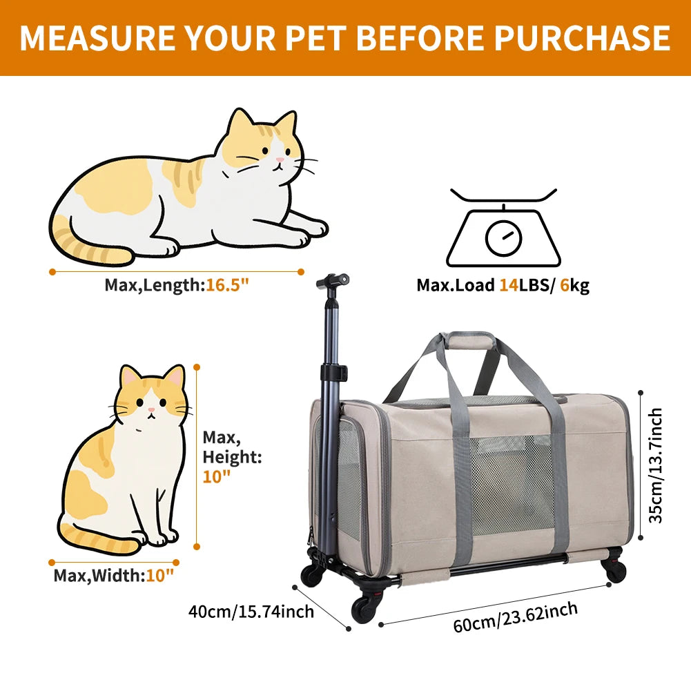 Cat Trolley/Transport for 2 cats