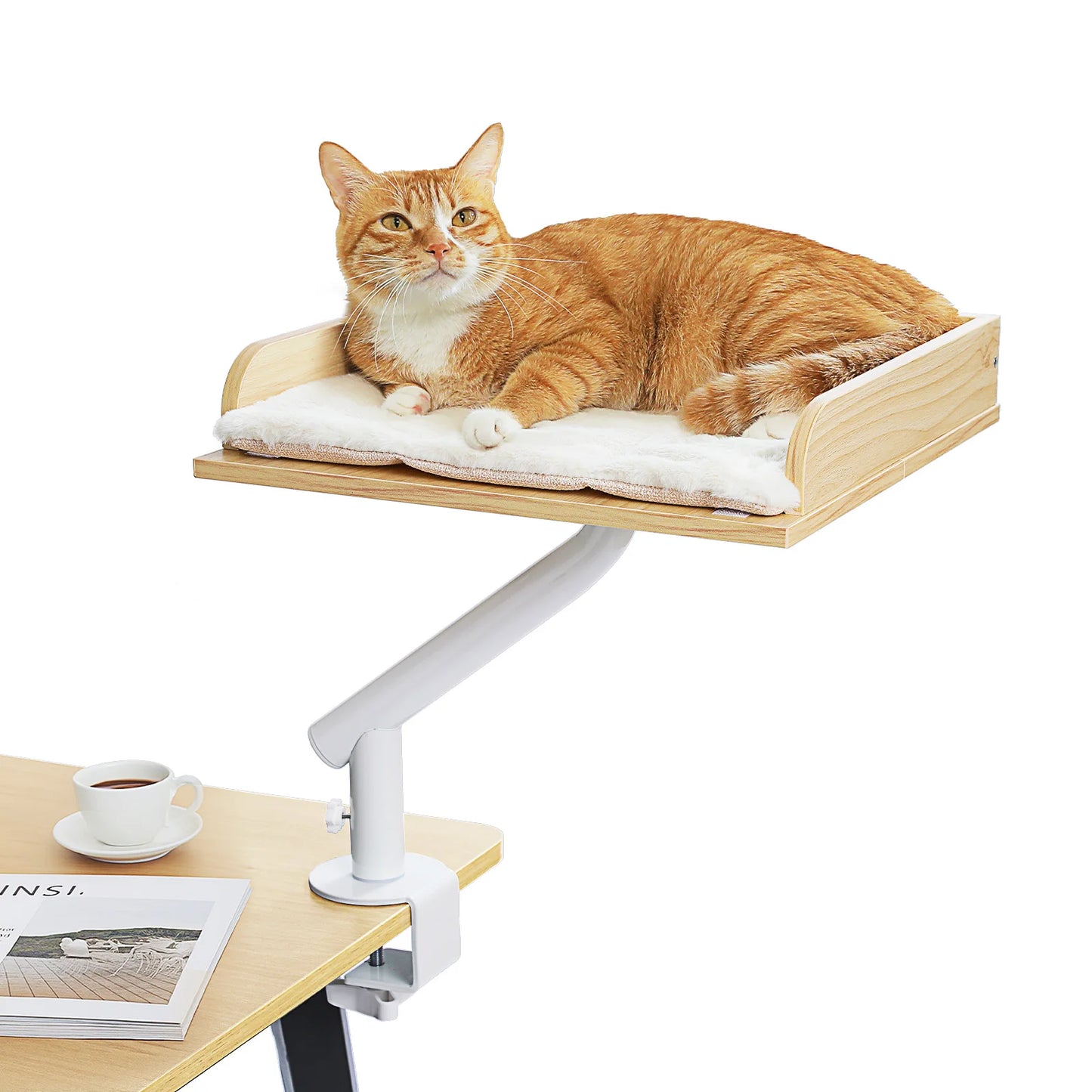 Adjustable 360° Cat Bed Stand
