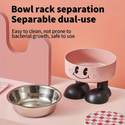Elevated Food, Water Stainless Steel Bowls