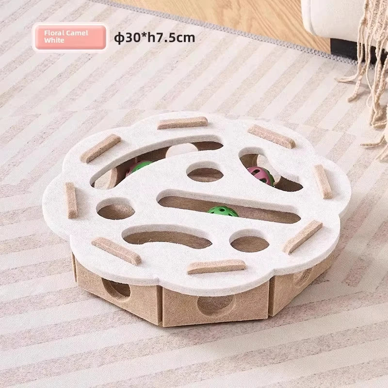 Felt Puzzle Exercise Box w/Ball