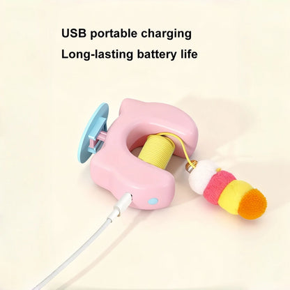 Electric Cat Toy with 2 Ropes