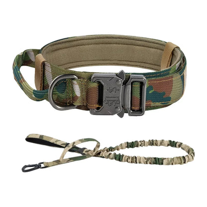 Adjustable, Tactical Dog Training Collar & Leash Set