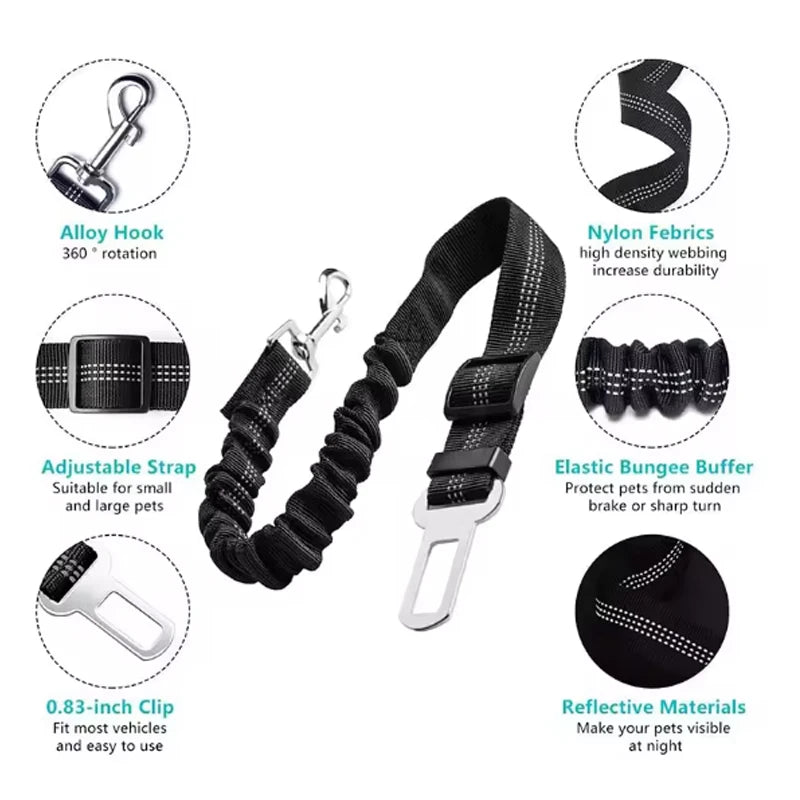 Dog safety car seat belt