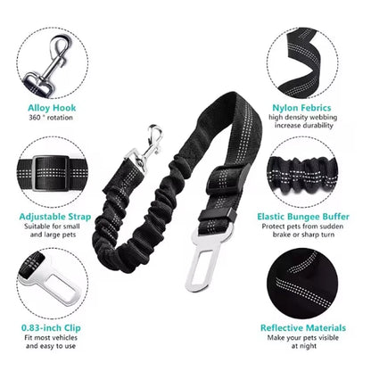 Dog safety car seat belt