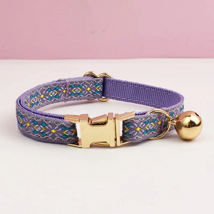 Adjustable Comfortable Cat Collar w/Bell